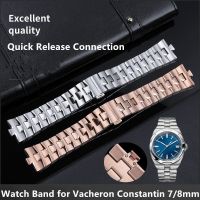 Original high quality☑△ 24mm 7mm 8mm Quick Release Connection Stainless Steel สายนาฬิกาข้อมือสำหรับ VACHERON CONSTANTIN สายนาฬิกาในต่างประเทศ