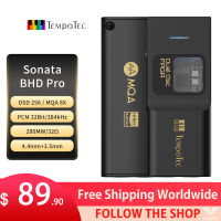 TempoTec Sonata BHD Pro USB C DAC,เครื่องขยายเสียงหูฟัง4.4มม. และ3.5มม.,PCM384kHz,DSD256,MQA8X,น้ำขึ้นน้ำลงสำหรับ และ Android และ MacOS และ WIN