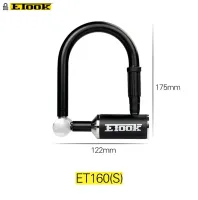 ETOOK Anti Theft Strong U Lock Bike Security Electronic Car Bicycle Lock Steel MTB Mountain Road Bike Lock Bicycle Accessories