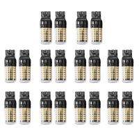 20Pcs Canbus T20 7440 W21W Wy21W 144-Smd Reverse Light Turn Signal Light Error Free No Hyper Flash T20 7440 Led Bulbs