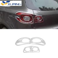 Xuming สำหรับ Volkswagen Tiguan 2009 2010 2011 2012 Chrome ไฟท้ายด้านหลังสติกเกอร์ไฟท้ายรถอุปกรณ์เสริม