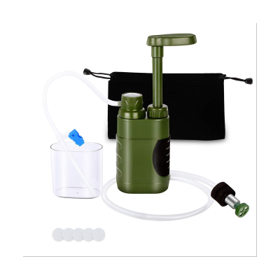 Outdoor Water Purifier Kit Camping Hiking Water Filter Straw Replacement Filter Water Filtration Purifier for Travel