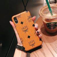 （A New sale）☽Fashion IPhone11 Pro Max XS XR 6S 7 8 Plus ปกหนังเคสโทรศัพท์สุดหรูแฟชั่น