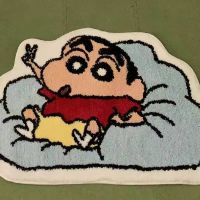 【Hot sales】 Crayon Shin-Chan พรมห้องนอนพรมปูพื้นห้องน้ำซับน้ำพรมห้องน้ำพรมกันลื่นห้องน้ำแห้งเร็วใช้ในครัวเรือน