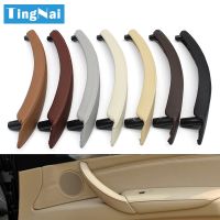 Left Right Interior Passenger Door Pull Handle Leather Outer Cover Replacement For BMW X5 X6 E70 E71 E72 2007-2014