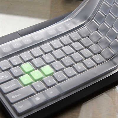 1Pcs Good Quality Useful Universal Silicone Desktop Computer Keyboard Cover Skin Protector Film Cover Computer Accessoies Keyboard Accessories