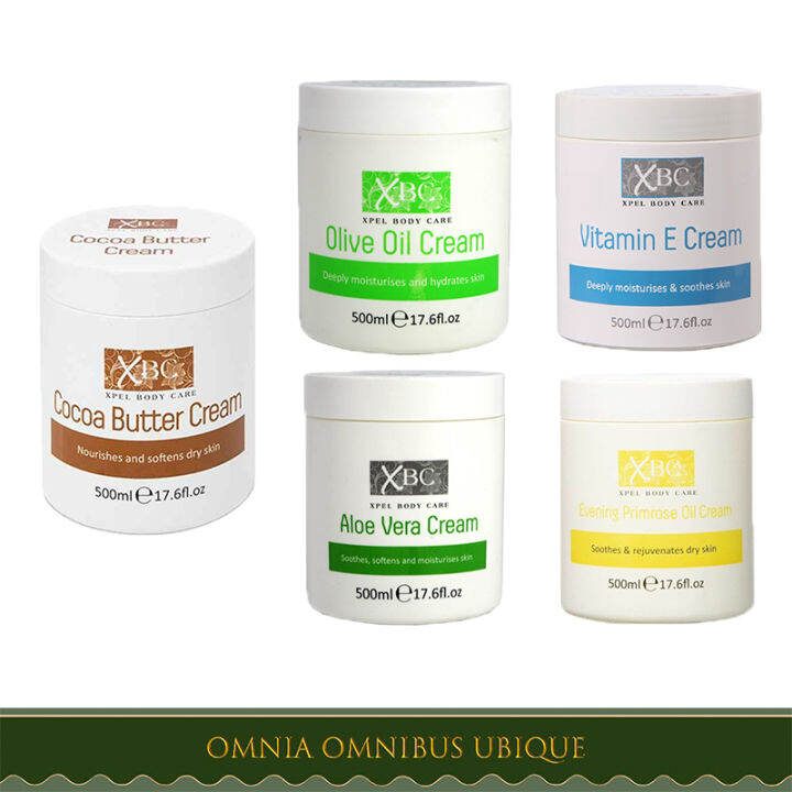 ️ XBC Beauty Cream Lotion Aloe Vera, Olive Oil, Vitamin E, Evening Primrose, Cocoa Butter