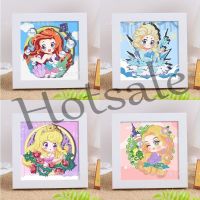 【hot sale】 ☄ B02 Cute Cartoon DIY Handmade Diamond Painting set for kids New Style Educational Toys Material Package Gift