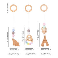 Baby Toys Wooden Play Gym Hanging Mobile Bed Holder Star Pendant Stroller Baby Toy Bell Wood Rattle Ring Newborn Educational Toy