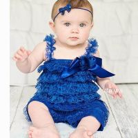 Cute Baby Girls Petti Lace Romper Newborn Infant Jumpsuit Rompers Girls Clothing