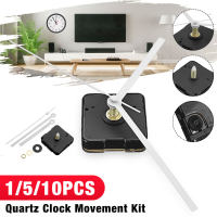 [COD]1510Pcs 20Mm Shaft White Hands Quartz Movement Silent Mechanism Wall Clock Repair Parts