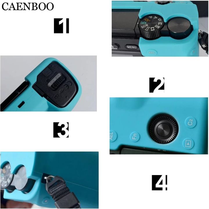 cenboo-เคสกระเป๋ากล้องถ่ายรูปนิ่มยืดหยุ่นปลอกซิลิโคนสำหรับโซนี่อัลฟ่า-a6000-ilce-6000ฝาครอบป้องกันตัวเครื่องทำจากยางขนาด16-50