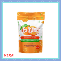 ** 1 ก้อน ** Be White Orange Whitening Soap บี อี ไวท์ ออเร้นจ์ ไวท์เทนนิ่ง โซป สบู่ส้มใส ขนาด 80 g. / 1 ก้อน