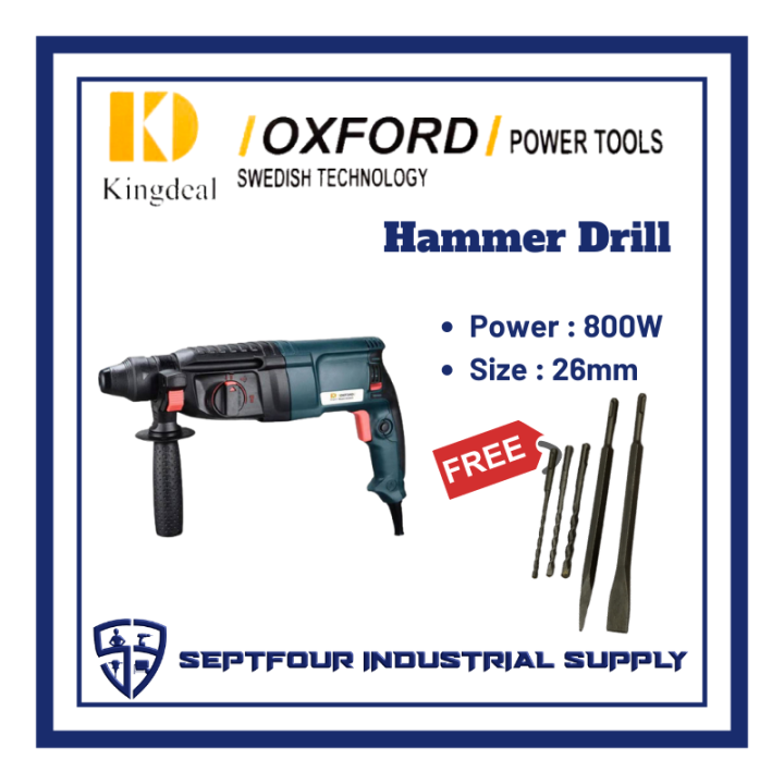 Oxford Rotary Hammer Drill (Three Mode) OX2603 Lazada PH