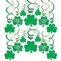 [In stock] เครื่องประดับเกลียวสำหรับงานปาร์ตี้วันเซนต์แพทริก St Patricks Day จี้ประดับเกลียวไอริช