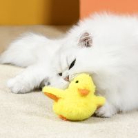 Cat Toy Training Entertainment Duck Plush Stuffed Pillow 15cm Simulation Duck Cat Toy Fish Interactive Pet Chew Toys Toys