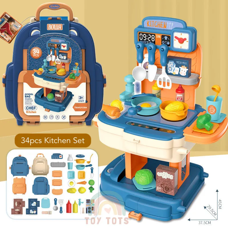 foldable kitchen set toy