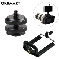 [COD] 1/4 Hot Shoe Mount Holder Metal Cold Bracket for Camera Canon Sony Nikon Accessories