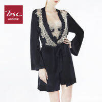 BSC Lingerie Sexy Night Wear Robe ชุดเสื้อคลุม BN9319