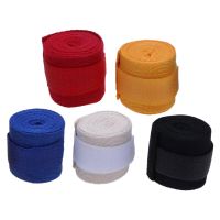 1 Pc 2.5M Eslatic Cotton Sports Strap Boxing Bandage For Muay Thai Taekwondo Hand Gloves Wraps