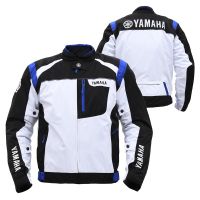 Four Seasons Universal HONDA Cycling Jersey Men Motorcycle Racing Clothing Windproof Shock-Resistant Knight Jacket Blue White