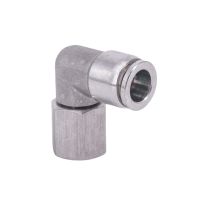 1/8 1/4 3/8 1/2 BSP Female x 4-16mm Elbow Pneumatic 304 Stainless Steel Push In Quick Connector Release Air Fitting Homebrew