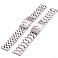 【Hot seller】 five-bead tank steel belt chain strap 20mm stainless male 22 watch suitable for