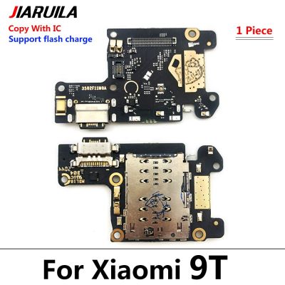 ใหม่ Dock Connector Micro USB Charger พอร์ตชาร์จ Flex Cable ไมโครโฟน Board สําหรับ Xiaomi Mi 9T Pro Redmi K20 คัดลอกด้วย IC