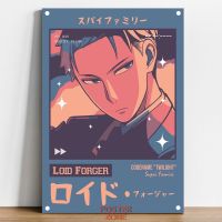 Loid Forger Spy X โปสเตอร์โลหะครอบครัวรายการทีวีเกมภาพยนตร์อนิเมะป้ายดีบุกของตกแต่งบ้านผนัง NZ3575ตกแต่งห้องศิลปะ