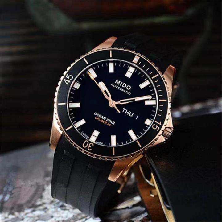 1-mido-ocean-star-captain-black-dial-men-s-watch-นาฬิกามิโด-m026-430-37-051-00-mechanical-watches-mido-นาฬิกาผู้ชาย