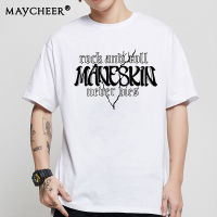 MAYCHEER   สื้อยืดคู่แขนสั้นผู้ชายและผู้หญิง,เสื้อฮิปฮอปแขนสั้นทรงหลวมไฮสตรีทเสื้อยืดโกธิคใหม่