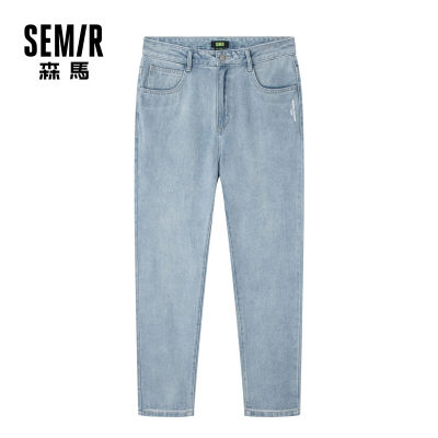 Semir Men Stretchy Skinny Biker Slim Fit Denim Men Pants men cal jeans fashion Cal Trousers