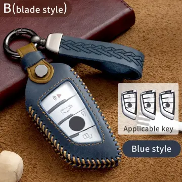 TPU Car Key Cover Case Shell Fob Holder Keychain for BMW 5 7