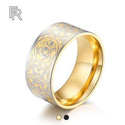 R เหล็กไทเทเนียมเกาหลี Divine Beast แหวนสี่ Rui Beast Four Guardian Gods Suzaku Xuanwu Qinglong White Tiger แหวน