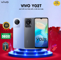 Vivo Y02T NEW 4+64  รมาแรง  แบตเตอรี่ 5000 แอมป์ มาพร้อมชาร์จเร็ว 10W ประกันศูนย์ 1 ปีเต็ม น้ำหนักเบาดีไซน์กระทันรัด