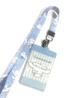 CINNAMOROLL SK สายคล้องคอ สายคล้องบัตร ที่ใส่บัตร ซองใส่บัตร พร้อมสายคล้องคอ ลาย CNMR SK งานดี สวยงาม สำหรับ บัตร 6x8 cm (body 7x11cm) สายกว้าง2 cm BY  PMY  SHOP