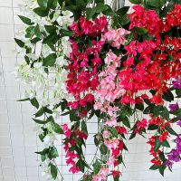 【LZ】◇□♟  YOMDID Flores Penduradas Artificiais Plantas Falsas Buquês Videira De Seda Flores para Casa Pátio Gramado Decoração De Jardim