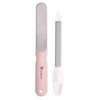 Wanfei Curved Plastic Stainless Steel Nail File 2-Piece Set Nail Grinding Set Grinding File Manicure Supplies Tools