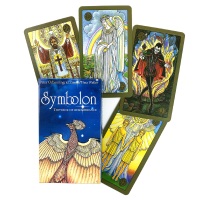 Symbolon ดาดฟ้าของเมมเบรนไพ่ทาโรต์ทำนายดาดฟ้าวิสัยทัศน์ภาษาอังกฤษฉบับ Oracle เกมกระดานสำหรับสาวๆพรรคเล่น