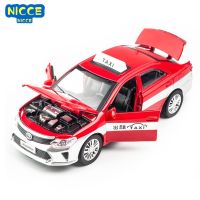 Nicce 1:32 Toyota Taxi Alloy Car Model Kids Car Simulation Metal Toy Cars Light Sound Pull Back Car Miniatur Boy Gifts F367