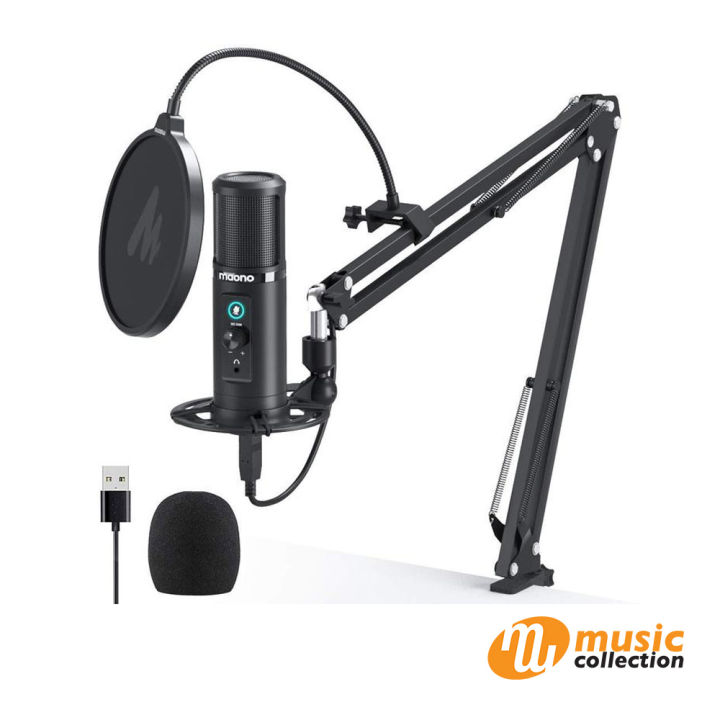 ไมโครโฟน-maono-monitorable-usb-condenser-microphone-set