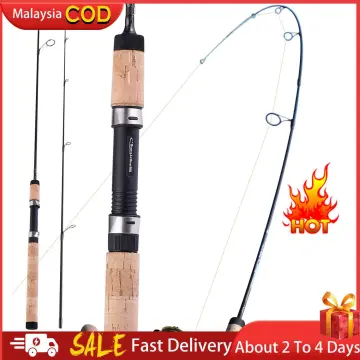 Sougayilang Carbon Ultralight Fishing Rods 2 Pieces Cork Handle