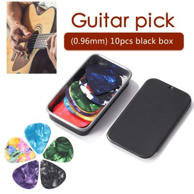 10 Guitar Picks in 1 Metal Tin Box Alice Accessories Acoustic Electric Mediator Guitarra Violao 0.46 0.71 0.96 mm Guitar Bass Accessories