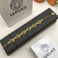 ใหม่ Versaceˉ เพทายสร้อยข้อมือสำหรับผู้หญิงและเด็กผู้หญิงกำไลของผู้หญิงที่มีคุณภาพสูงเครื่องประดับผู้หญิงแฟชั่นหรูหราอ่อน