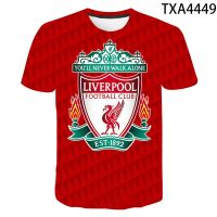 Liverpool T เสื้อฤดูร้อนแขนสั้นเสื้อยืดผู้ชายผู้หญิงแฟชั่น3D พิมพ์เสื้อลำลอง Streetwear