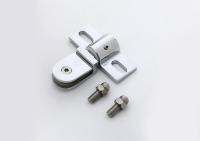 2pcs Bathroom glass door clip/clamp/hingeRotating door shaftZinc alloy and stainless steelno rust shower accessories