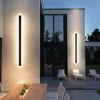 LED Outdoor Wall Light Long Wall Light Wall decoration Waterproof Porch Garden Wall Lamp Led exterior Wall Black Wall sconces