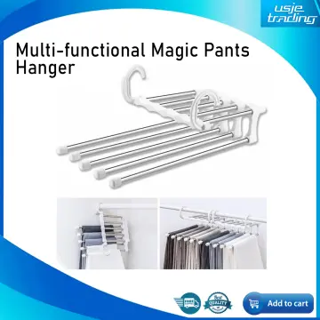 Multi function Magic Pants Hangers Rotatable Folding - Temu
