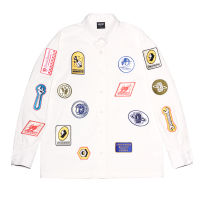 getrich x JUMPER Motor garage Embroidered Patches Shirt