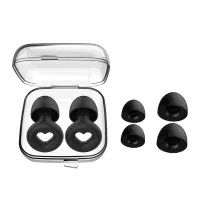 New Silicone Earplug Reusable Noise Ear Plug Canceling Noise Reduction Supplies Sleep Soundproof Noise Canceling Ear Plugs